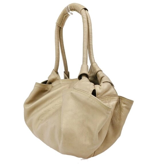 LOEWE Anagram Logo Nappa Aire Hand Bag Leather Gold Spain 34EF512 - Picture 2 of 15